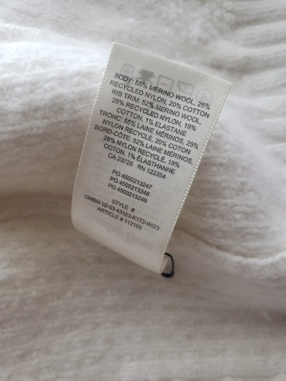 Aritzia Sunday Best Wool Blend Women's Swester Cardigan - Picture 4 of 9